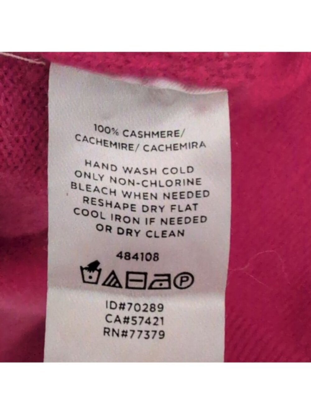 Ann Taylor Cashmere Turtleneck Womens Size XL Pink Knit Lightweight Sweater - Picture 4 of 5